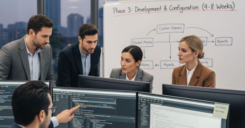 Odoo ERP dashboard showing customized modules and business workflows