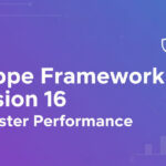 Frappe Framework Version 16 announcement featuring 2x faster performance and redesigned workspace