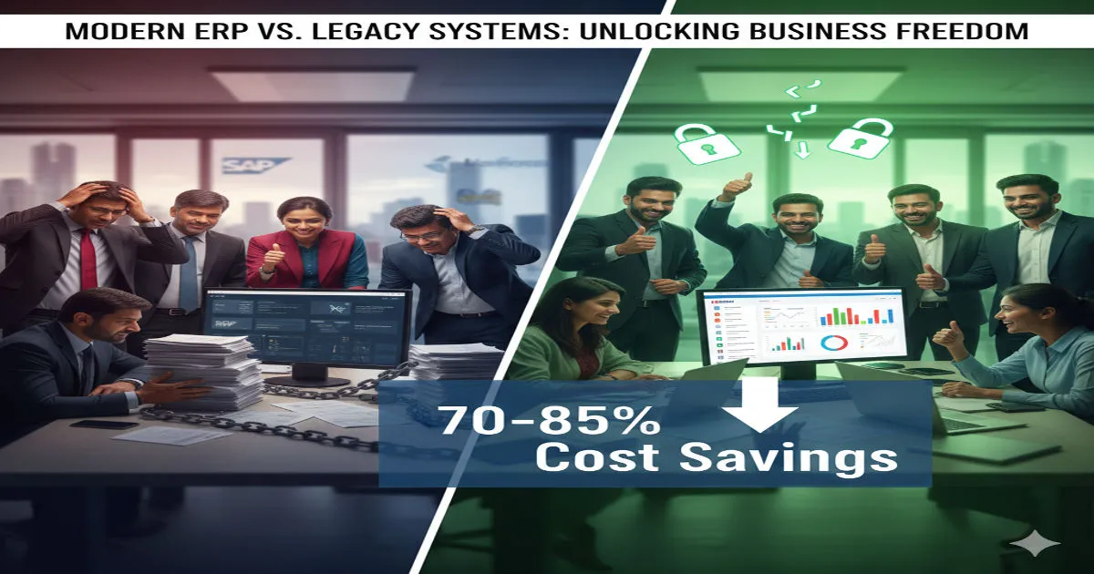 erpnext-vs-traditional-erp-featured-image-2025 ERPNext vs Traditional ERP comparison - Save 70-85% on enterprise software costs for Indian SMEs
