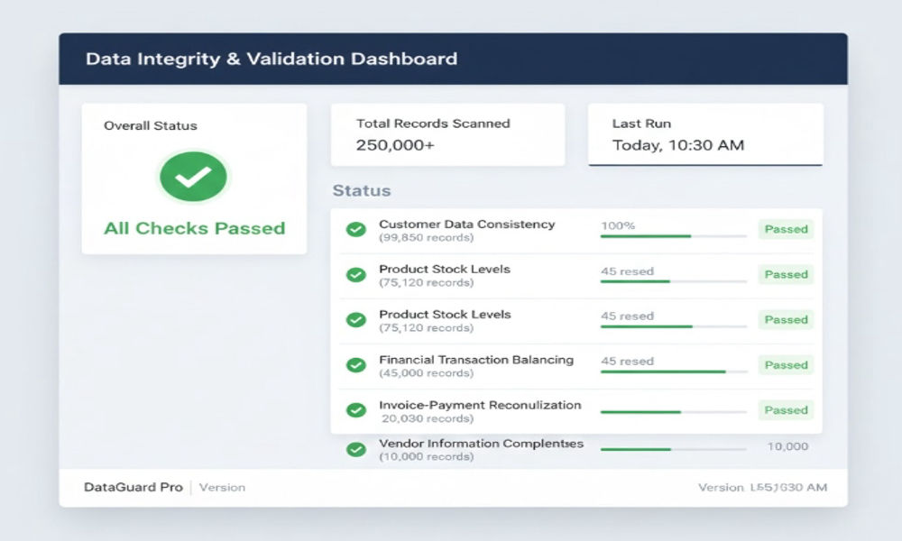ERPNext Data Migration Validation Dashboard