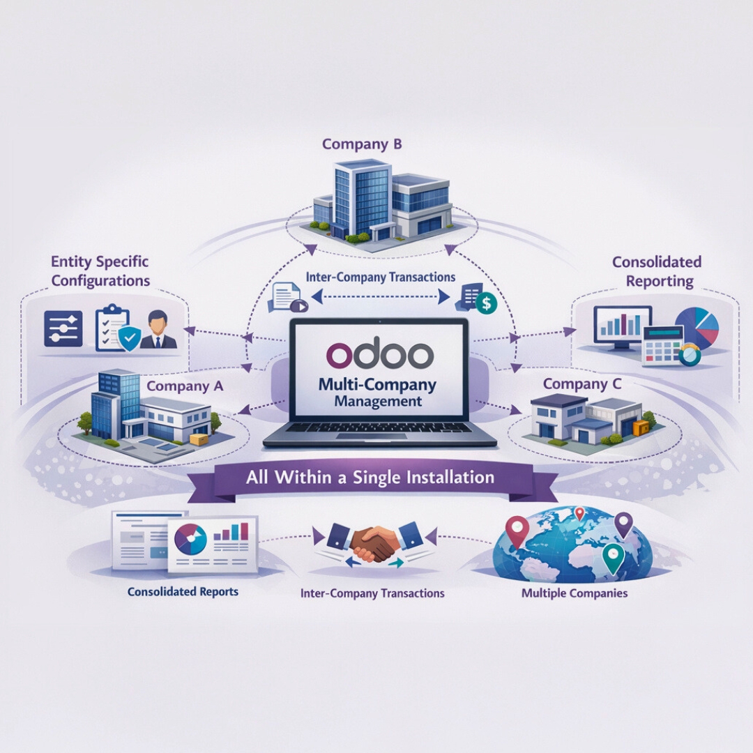 Odoo Multi Company and Multi Currency Settings