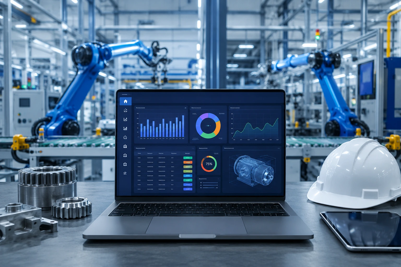 ERP dashboard
